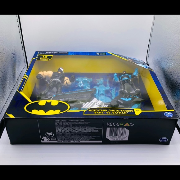 DC Comics Spin Master Batman MotoTank Vehicle 4" Bane & Batman Action Figure NIB - Picture 3 of 6